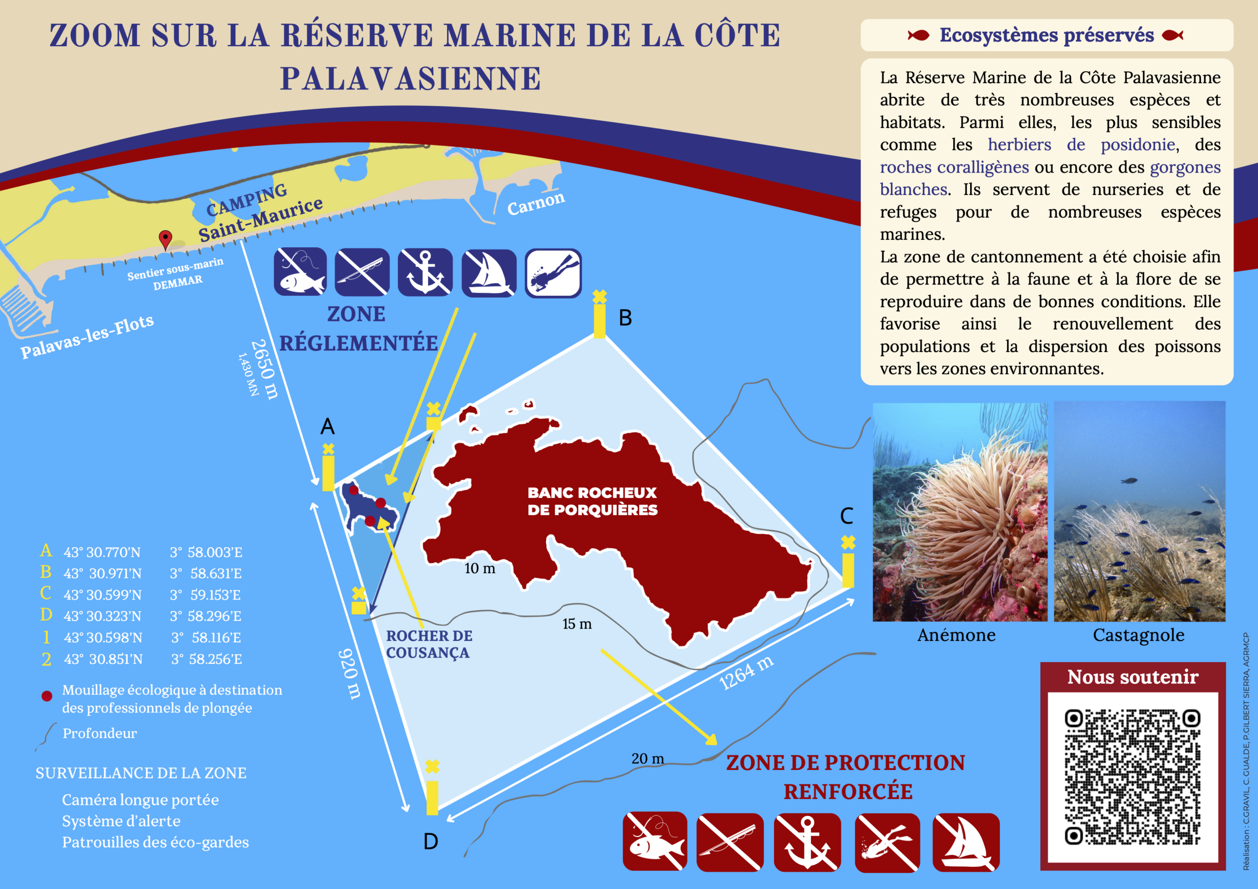 Plan de balisage de la zone marine protégée Plan de balisage de la zone marine protégée